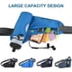 thumbnail image 2 of Riñonera deportiva Wosthever de poliéster para hidratación correa reflectante ajustable Unisex soporte para botella de agua para llaves de Mochilas de mochilero Azul, 2 of 6