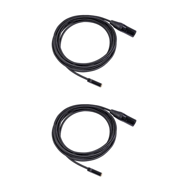 Methold Cable XLR Doble Blindaje Adaptador de Enchufe Profesional 3m 2piezas