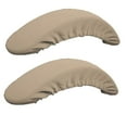 thumbnail image 2 of 1 par de fundas de spandex para reposabrazos para sillones reclinables, sillas y sofás de dos plazas, elásticas y antiarrugas. Caqui, 2 of 7