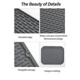thumbnail image 3 of Bowl Dish Drain Pad, Rectangle Drainage Pad Kitchen Utensils Shelving Rack Insulation Pad Kitchen Insulation Anti Skid Silicone Pad Placement  For Kitchen Utensils Bowls Plates, 3 of 8