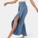 thumbnail image 4 of ICHUANYI Clearance Women's Spring And Solid Color Elastic Waist Cotton Leggings Casual Pants(Blue, XL) ICHUANYI WER2023081017680, 4 of 5