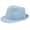 Blue, variant on Meidiya Unisex Classic Wide Brim Floppy Panama Hat Exquisite Linen Hat Summer Men Women Panama Cap Sun Hat