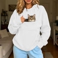 thumbnail image 7 of Pet Pouch Hoodies Unisex with Kangaroo Pocket Kitten Puppy Carrier Holder Sweatshirts Oversized 2026 New Snack Pouch Hoodies, 7 of 7