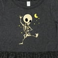 thumbnail image 4 of Inktastic Cute Dancing Skeleton Girls Toddler Dress, 4 of 5