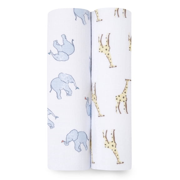aden   anais Swaddles Cotton Muslin Baby Blankets (2 Count)