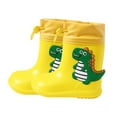 thumbnail image 4 of Raindrops  Anti-Skid Rain Shoes Boots Kids Automobile Injector Baby Boy Man Yellow, 4 of 8
