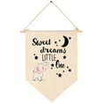 thumbnail image 1 of Sweet Dreams Little One-Banderín Colgante De Lienzo, Cartel De Pared Con Bandera, Decoración, Regalo Para Bebés, Niños, Niñas, Niños, Guardería, Decoración De Sala De Juegos, 1 of 5
