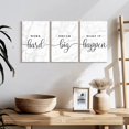 thumbnail image 3 of Elephant Stock Work Hard And Make It Happen Typography Wall Art - Horizontal Multi Panel Canvas - Living Room Wall Decor - Inspirational And Typography Multi Panel - White And Gray Decor - 26" x 12", 3 of 8