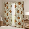 thumbnail image 2 of Castle Fairy Vintage Daisy Blackout Curtains Set of 2 (52x84 Each),Flowers Window Curtains, 2 of 6