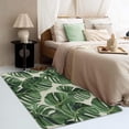 thumbnail image 3 of Monstera Leaf Rug 5x6 Area Rugs for Bedroom Living Room, Green Botanical Area Rug, Tropical Jungle Carpet Machine Washable Non-Slip Large Rug, Soft Low Pile Area Rug, Indoor Decorative Rug G&n148, 3 of 7