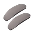 thumbnail image 2 of 2 fundas protectoras para brazos de silla de oficina, para escritorios y sillas de casa. Gris claro m, 2 of 9