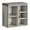 Grey-Small, variant on TEQIN Shoe Bench,Storage Bench with Padded Seat,9 Compartment Shoe Organizer with Adjustable Shelves for Living Room, Entryway, Hallway, Bedroom