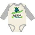 thumbnail image 3 of Inktastic Key West, Florida Happy Sea Turtle Boys or Girls Long Sleeve Baby Bodysuit, 3 of 5