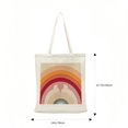 thumbnail image 4 of COMIO Boho Canvas Tote Bag Reusable Aesthetic Canvas Bag Minimalist Canvas Totes School Shoulder Bag for Girls Grocery Cute Shopping Bags Kitchen Reusable Grocery Bags for Women Girl Shopping, 4 of 8