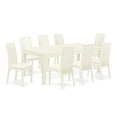 thumbnail image 2 of East West Furniture Dining Room Set Linen White, LGIP9-LWH-C, 2 of 6