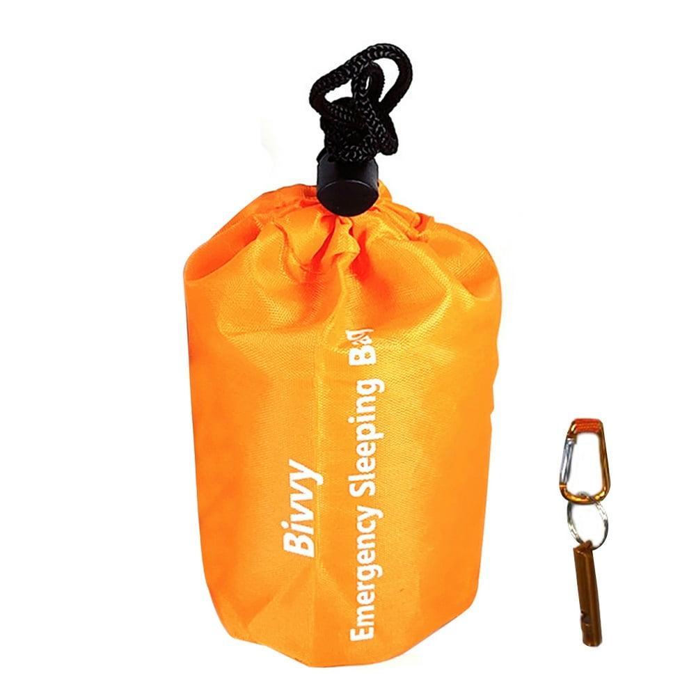 Emergency Sleeping Bag Ultralight Survival Bivy Sack Thermal Walmart
