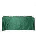 thumbnail image 6 of Balsa Circle 90" x 156" Hunter Green Rectangular Premium Velvet Tablecloth Table Linens, 6 of 8
