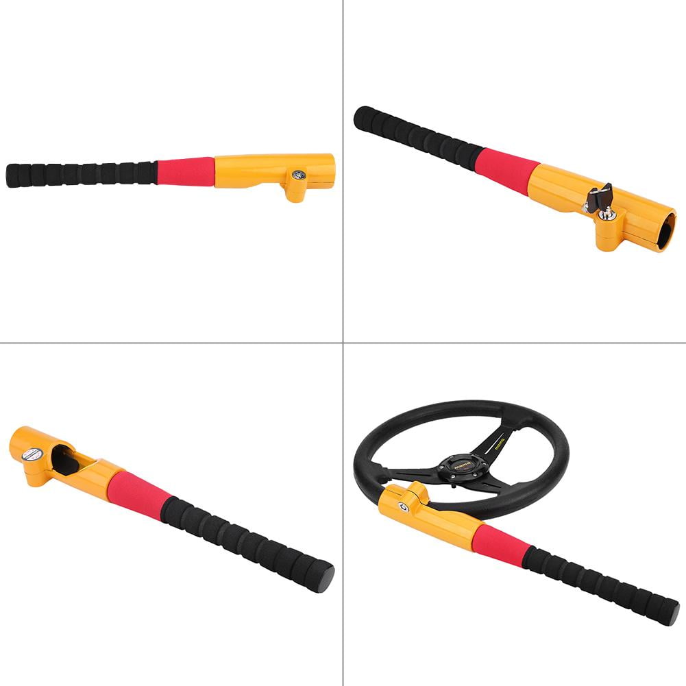 Mgaxyff Universal Car Truck Steering Wheel Locks Baseball Anti Theft Lock, Car Steering Wheel Lock, Car Baseball Lock