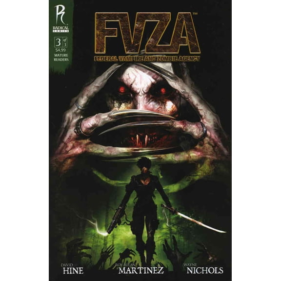 FVZA: Federal Vampire and Zombie Agency #3A VF ; Radical Comic Book