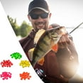 thumbnail image 3 of Advancent 100 Uds. Señuelos de simulación cebos artículos de pesca herramienta callos traje de pesca con caja transparente suministros Pescar Amarillo, 3 of 6