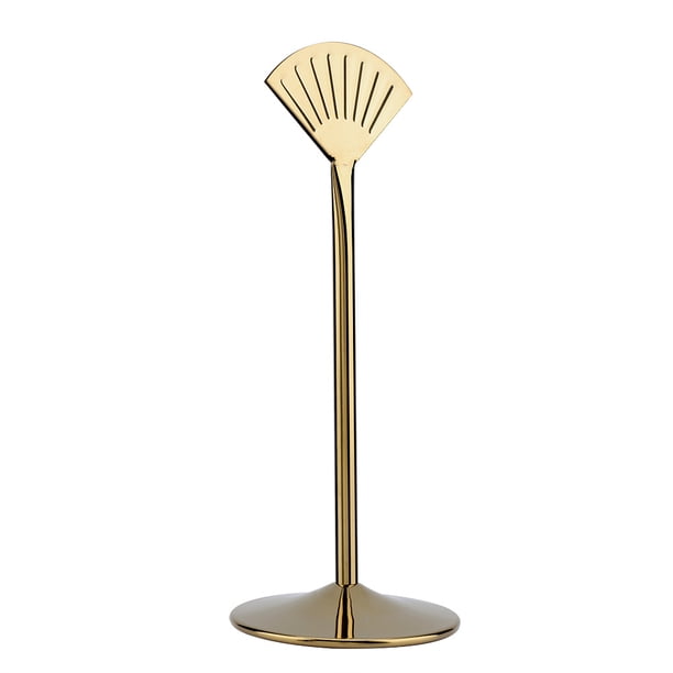 Soporte Para Números De Mesa De Acero Inoxidable, Elegante Diseño En Forma De Abanico, Tarjeteros Duraderos Para Decoración De Bodas, Fiestas, Restaurantes, Dorado, 8 Pulgadas,