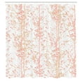 thumbnail image 3 of Ambesonne Modern Shower Curtain, Forest Illustration Tree Art, 69"Wx70"L, Peach Blush, 3 of 5