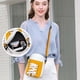 thumbnail image 3 of Bolso bandolera hecho a mano con tira ajustable - Bolso en forma de zapato para mujer, bolso de hombro de lona con estilo para viajes diarios y conjuntos informales, 3 of 5