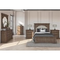 thumbnail image 5 of Pemberly Row Contemporary Driftwood Gray Wood Upholstered Panel King Bed, 5 of 5