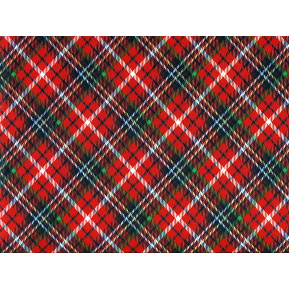 Plaid Christmas Wrapping Paper 