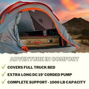 AirBedz Pro3 by Pittman Outdoors Mid Size 6.0'-6.5' Bed Truck Bed Air Mattress with Built-in DC Air Pump