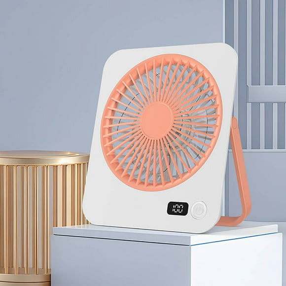 EGNMCR Fan, Ceiling Fan, Desk Fan, Portable Fan 2025 Desktop Fan Home Office Outdoor Camping Portable Wall Mounted Fan Digital Display -thin Small Fan Desktop fan