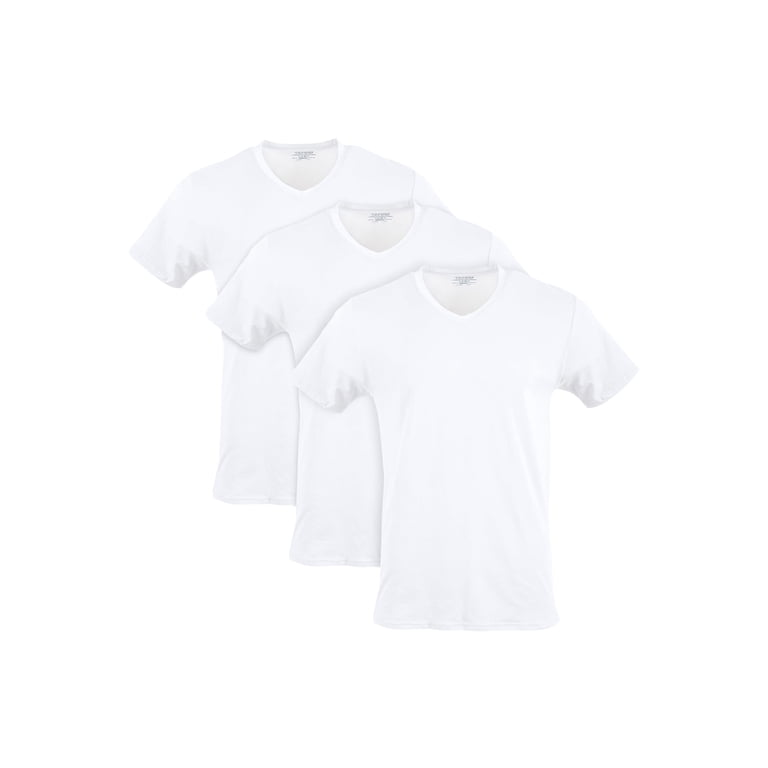 Gildan Men's Cotton Stretch V-Neck T-Shirt 3-Pack photo 1
