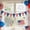 Multicolor-A, variant on 4th of July American Flag Banner 118" Patriotic Outdoor Decor Independence Day Yard Porch Bunting Paper Waterproof