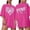 C-Hot Pink341, variant on DHFJKG Cancer Awareness T Shirts For Women Pink Ribbon Graphic Oversized Drop Shoulder Short Sleeve Tees
