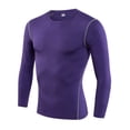 thumbnail image 3 of NordicNest Men's Long Sleeve Compression Shirts Gym Athletic Gym Undershirts Active Baselayer Sport Top Shirt, 3 of 3