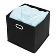 thumbnail image 3 of Foldable Fabric Storage Bins Set of 6 Cubby Cubes with Handles Polyester & Fiberboard Storage Box, 3 of 10