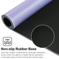 thumbnail image 3 of Cmhoo Gaming Mouse Pad with Stitched Edges,[27.5X11.8IN] Non-Slip Rubber Base,Waterproof Computer Desk Mat for PC,Mac, Laptop-Thick Durable Surface for Office,Home,Work-70x30 LightpurpleW, 3 of 5