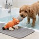 thumbnail image 4 of Juguetes De Plástico Juguete de peluche naranja chillón para perros, de látex, para masticar durante la dentición, interactivo para aliviar el aburrimiento (1 unidad). JASKFLY, 4 of 8