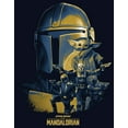 thumbnail image 2 of Girl's Star Wars: The Mandalorian Element of Surprise  Graphic Tee Navy Blue Large, 2 of 4