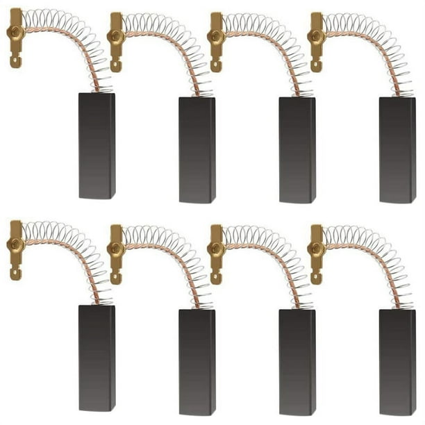 8 Piezas de Cepillos de Carbón para Lavadora 154740 Cepillos de Carbón para Motor Cepillos de Carbón