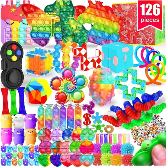 Fidget Toys, Party Favors, Sensory Toys, Treasure Box Toys, Stocking Stuffers, Goodie Bag Stuffers, Gifts Prizes