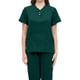 thumbnail image 4 of Conjunto de uniforme médico para mujer, cuello en V, bolsillos, top y pantalones, ropa de trabajo, ropa de trabajo de enfermera SG, 4 of 5