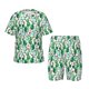 thumbnail image 1 of Balery Cactus Plants Conjunto de Pijama Infantil de Manga Corta con Estampado – Ropa de Dormir de Algodón Suave-XX-Large, 1 of 6