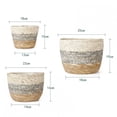 thumbnail image 2 of Seville Classics Handwoven Collapsible Synthetic Storage Baskets, Handles, 2 of 9