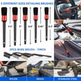 thumbnail image 4 of Juego de Cepillos Automotrices AUTODECO Azul para Detalles de Coche, 4 of 7