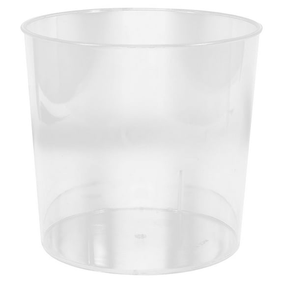 NICEXMAS Nicexmas Large Round Clear PP Flower Vase for Fresh Flower Storage and Display