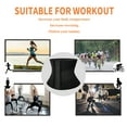 thumbnail image 7 of QRIC Neoprene Sauna Waist Trainer Corset Sweat Belt for Women Weight Loss Compression Trimmer Workout Fitness Shapewear, 7 of 7