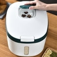 thumbnail image 4 of 5Kg Rice Bucket Sealed Rice Dispenser Insect Moisture Proof Sealed Rice Storage Container Grain Sto, 4 of 5