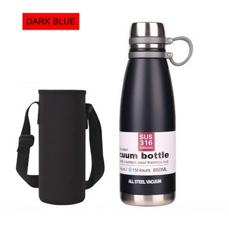 

OLOEY 316 stainless steel thermos 850ML student portable water cup teapot car thermos cup outdoor sports holiday gift