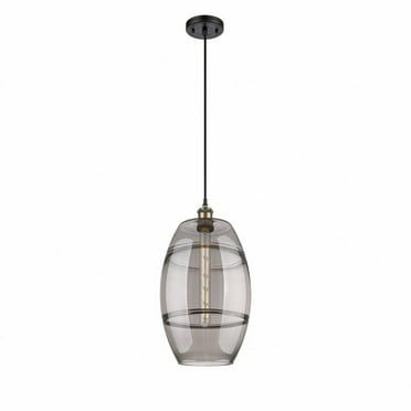 516-1P-BAB-G557-10SM-Innovations Lighting-Vaz - 1 Light Cord Hung Mini Pendant In Industrial Style-18.5 Inches Tall and 10 Inches Wide-Black Antique